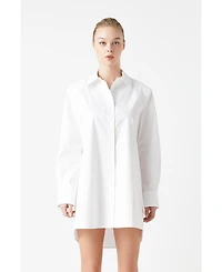 Women's Shirt Mini Dress