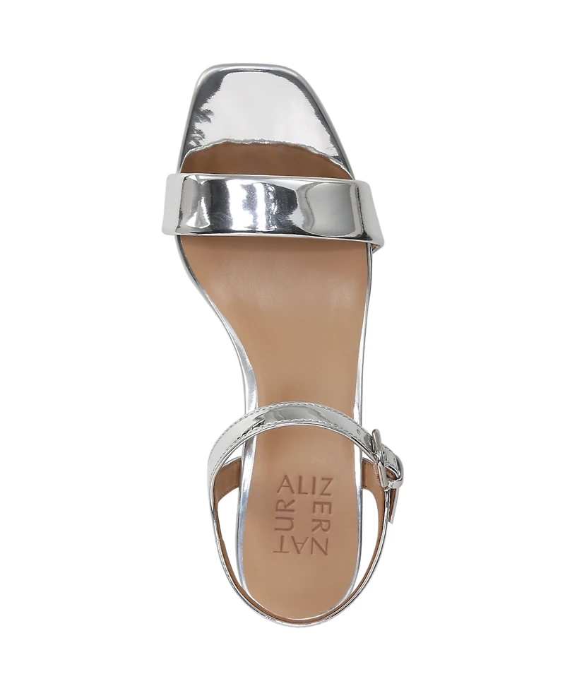 Naturalizer Women's Izzy Ankle Strap Low-Heel Dress Sandals