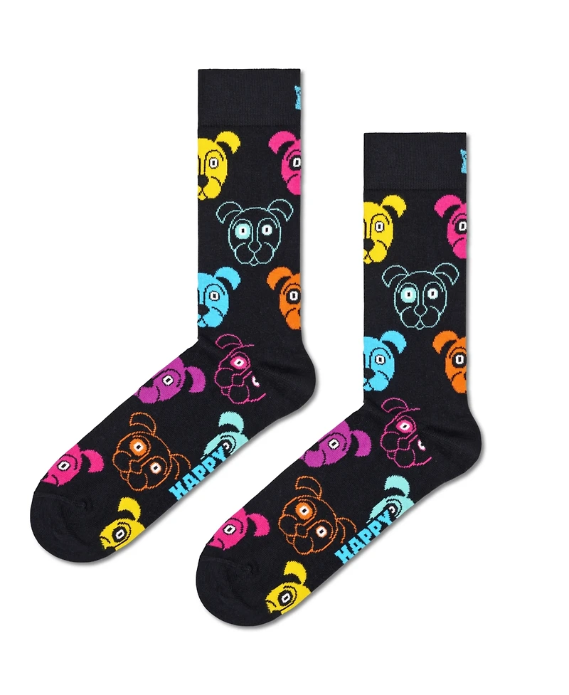 Happy Socks Mixed Dog Socks Gift Set, Pack of 3
