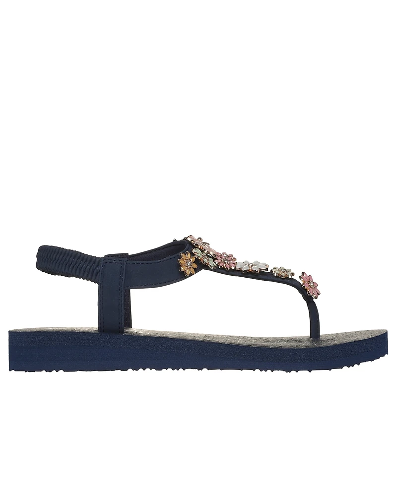 Skechers Women's Cali Meditation - Happy Daisies Thong Sandals from Finish Line