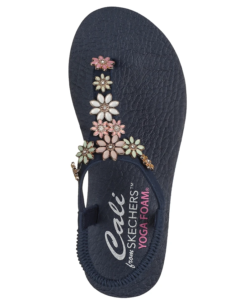 Skechers Women's Cali Meditation - Happy Daisies Thong Sandals from Finish Line