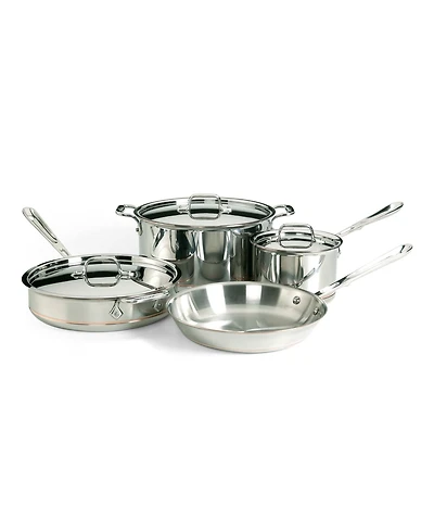 All-Clad Copper Core Cookware Set, 7 Piece