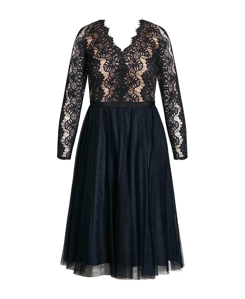 City Chic Plus Rare Beauty Dress