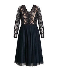 City Chic Plus Rare Beauty Dress