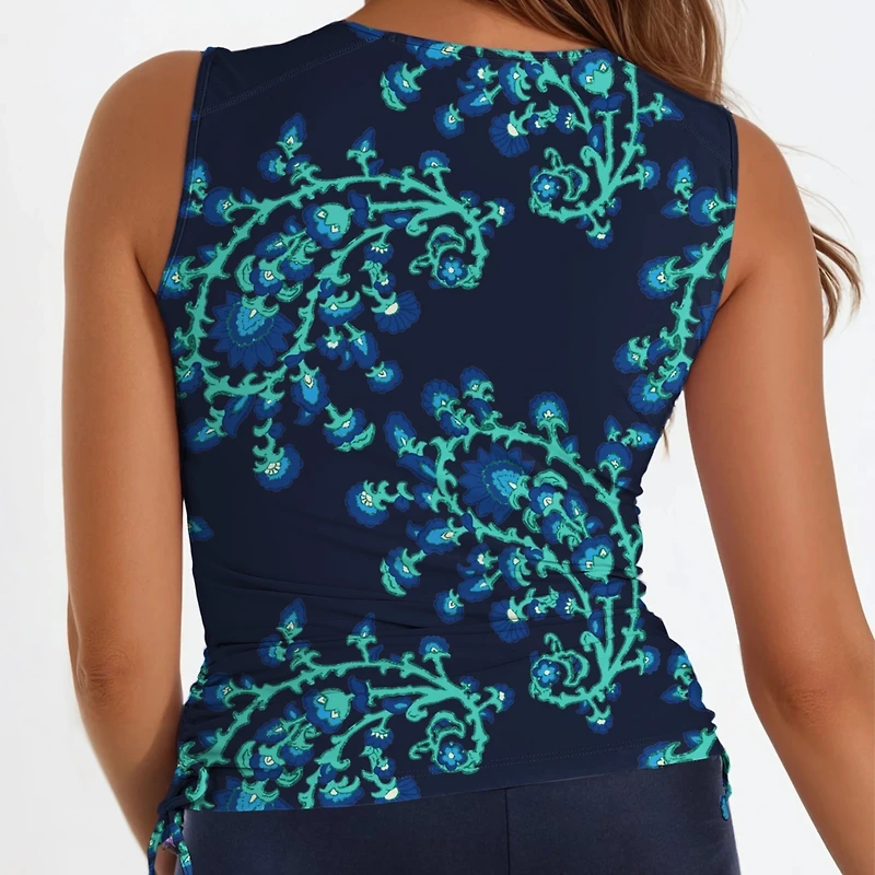 Calypsa Women's Closed Back Maya Swim Top