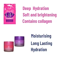 Pursonic Lip Care Luxe Duo: Hydrating Lip Masks (Pack of 6) & Lip Sleeping Mask 2 Pack