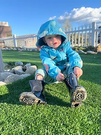 Rokka&Rolla Toddler Boys Fleece Lined Windbreaker Rain Jacket