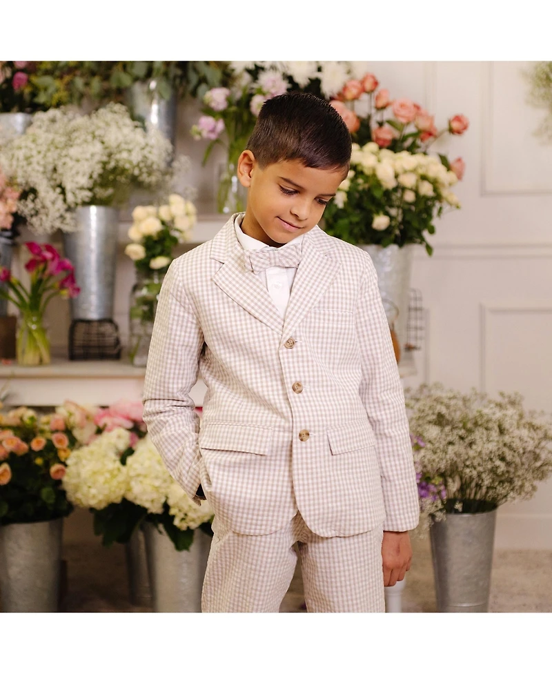 Hope & Henry Big Boys Seersucker Suit Pant