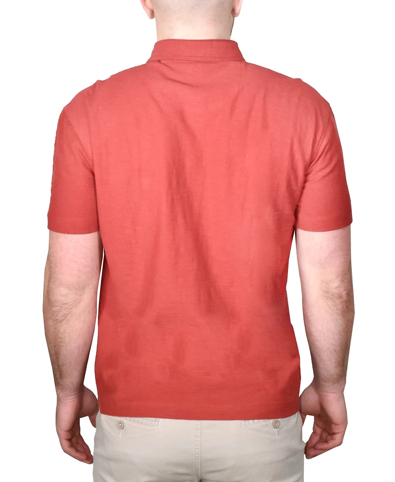 Vintage 1946 Men's Garment-Dyed Slub Knit Polo
