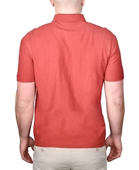 Vintage 1946 Men's Garment-Dyed Slub Knit Polo