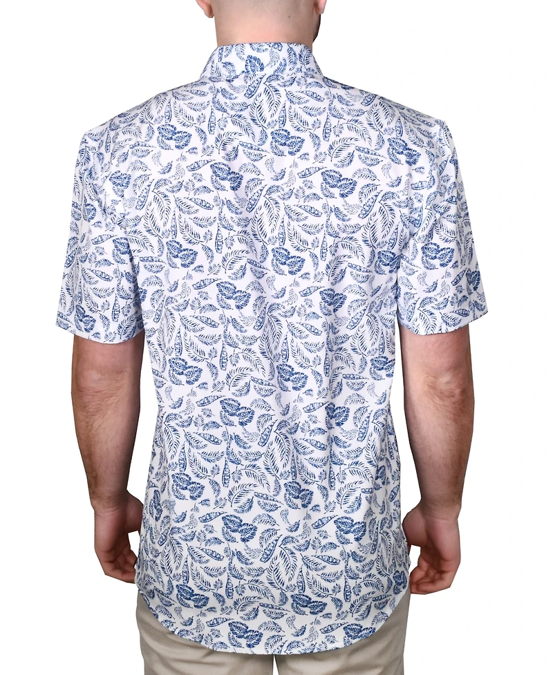 Vintage 1946 Men's Printed Short-Sleeve Woven Shirt