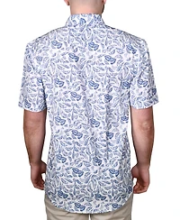 Vintage 1946 Men's Printed Short-Sleeve Woven Shirt