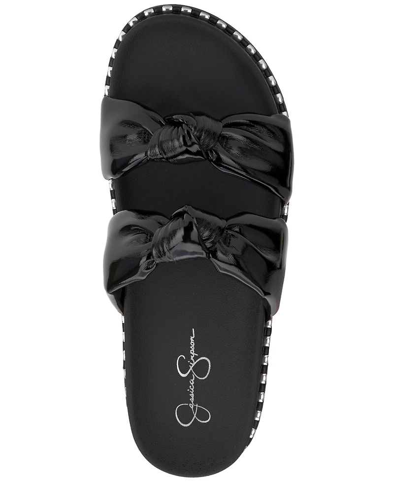Jessica Simpson Women's Caralyna Knotted Footbed Sandals