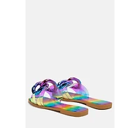 caroons clear slide flats