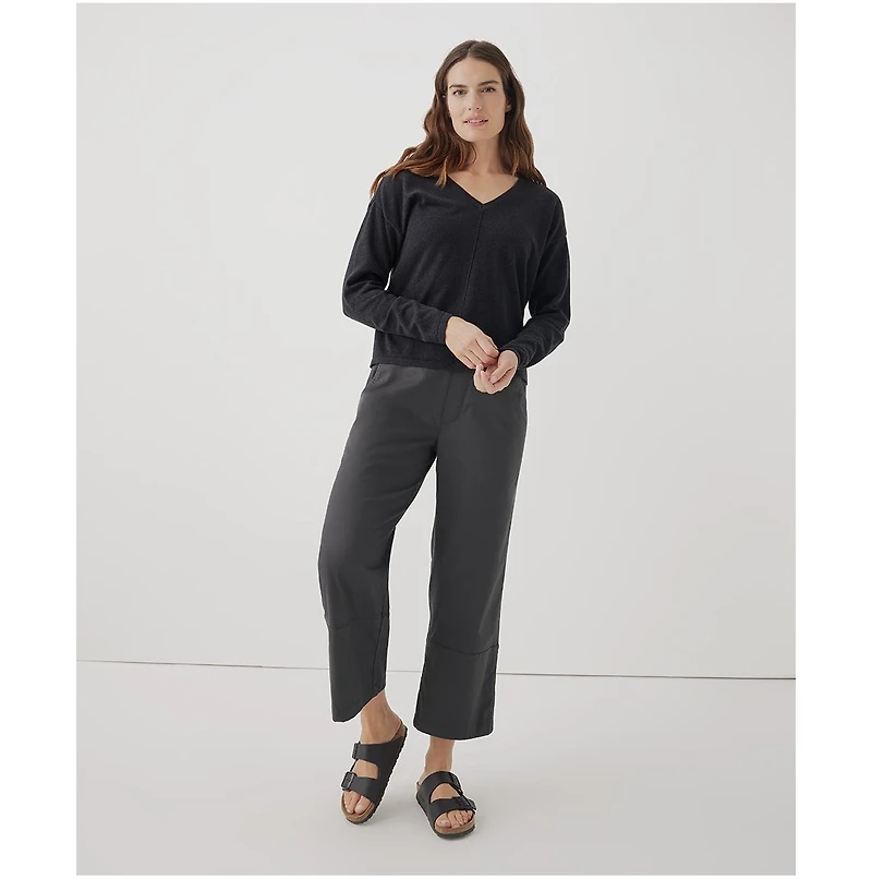 Pact Women's Organic Cotton Daily Twill Crop Pant