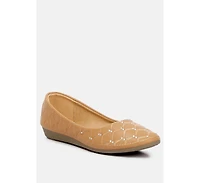 Gia Rhinestone Embellished Women'S Ballerinas Women