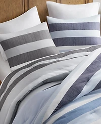 510 Design Blake Stripe Textured Print 2-Pc. Comforter Set, Twin/Twin Xl