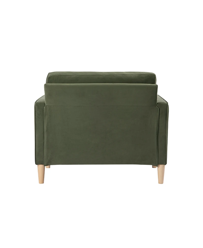 Lifestyle Solutions 39.4" Polyester Lillith Chair with Track Arms