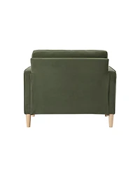 Lifestyle Solutions 39.4" Polyester Lillith Chair with Track Arms