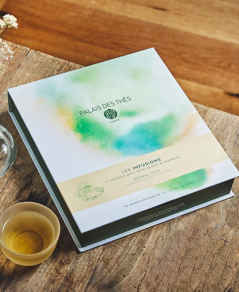 Palais des Thes Herbal Tea Assortment Gift Set, 45 Piece