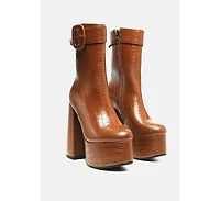 Bumpy Platform Bootie