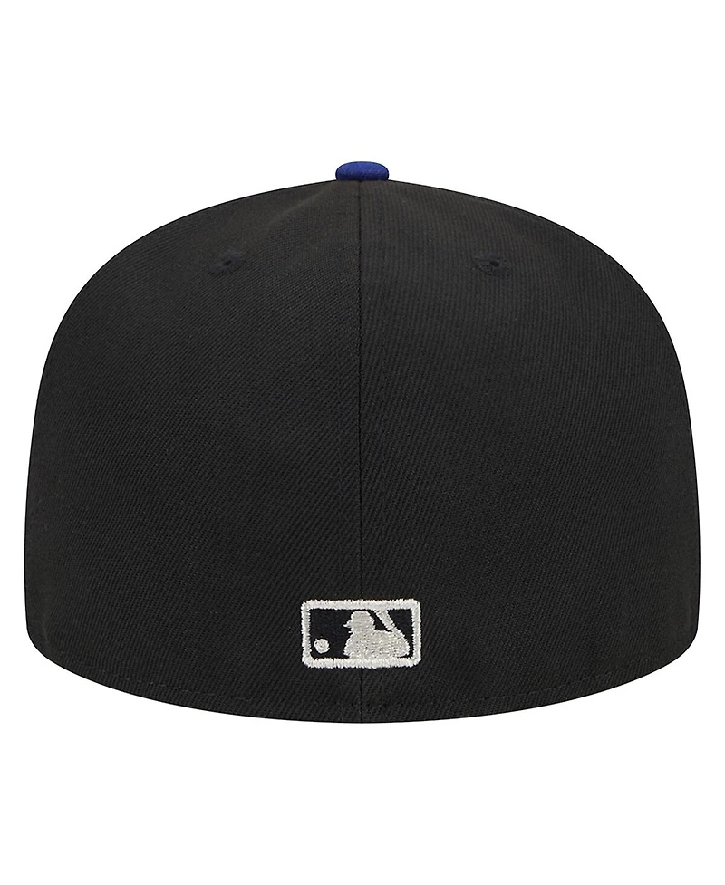 Men's New Era Black Los Angeles Dodgers Metallic Camo 59FIFTY Fitted Hat