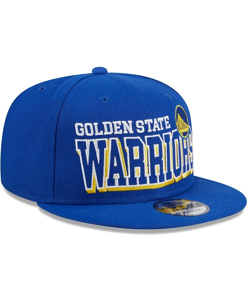 Men's New Era Royal Golden State Warriors Gameday 59FIFTY Snapback Hat