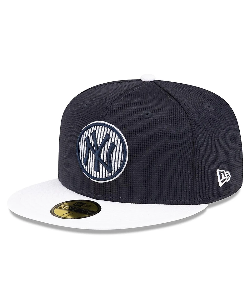 Men's New Era Navy York Yankees 2024 Batting Practice 59FIFTY Fitted Hat