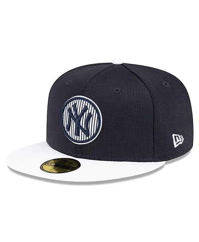Men's New Era Navy York Yankees 2024 Batting Practice 59FIFTY Fitted Hat