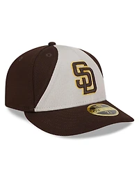 Men's New Era Brown San Diego Padres 2024 Batting Practice Low Profile 59FIFTY Fitted Hat