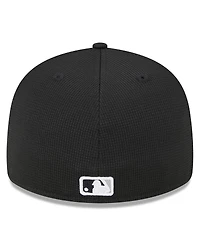 Men's New Era Black Chicago White Sox 2024 Batting Practice Low Profile 59FIFTY Fitted Hat