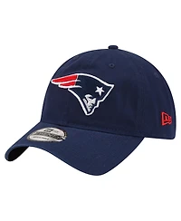 Men's New Era Navy New England Patriots Distinct 9TWENTY Adjustable Hat