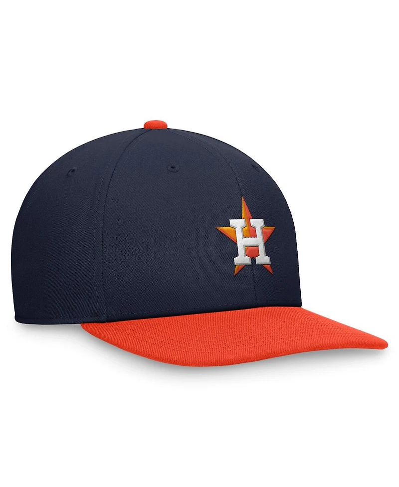 Men's Nike Navy, Orange Houston Astros Evergreen Two-Tone Snapback Hat