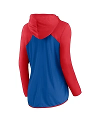 Women's Fanatics Royal, Red Chicago Cubs Forever Fan Full-Zip Hoodie Jacket