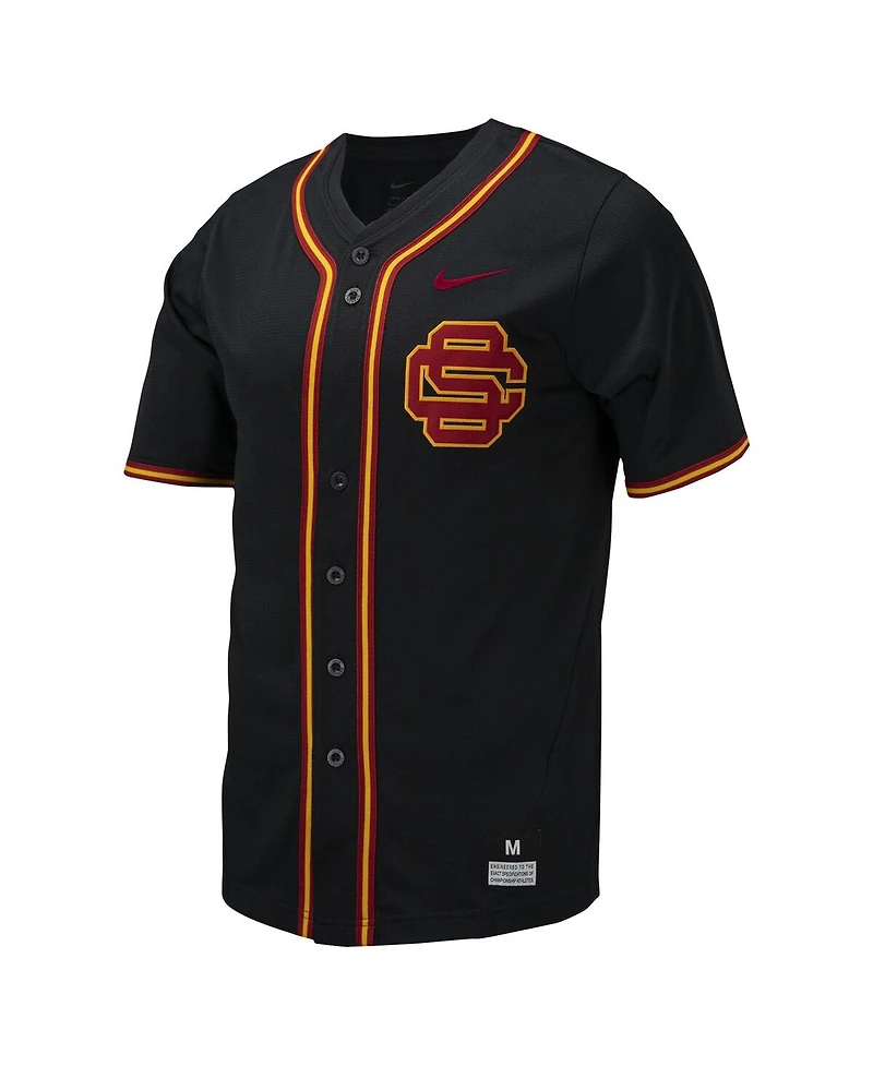 Nike Men's Usc Trojans Replica Full-Button Baseball Jersey