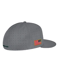 Men's Nike Gray Michigan State Spartans Usa Side Patch True AeroBill Performance Fitted Hat