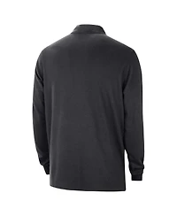 Men's Nike Black Sacramento Kings Authentic Performance Half-Zip Jacket