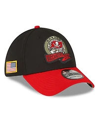 Men's New Era Black Tampa Bay Buccaneers 2022 Salute To Service 39THIRTY Flex Hat