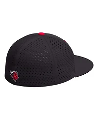 Men's adidas Black Rutgers Scarlet Knights On-Field Baseball Fitted Hat