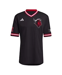 Men's adidas Black Rutgers Scarlet Knights Replica Baseball Jersey