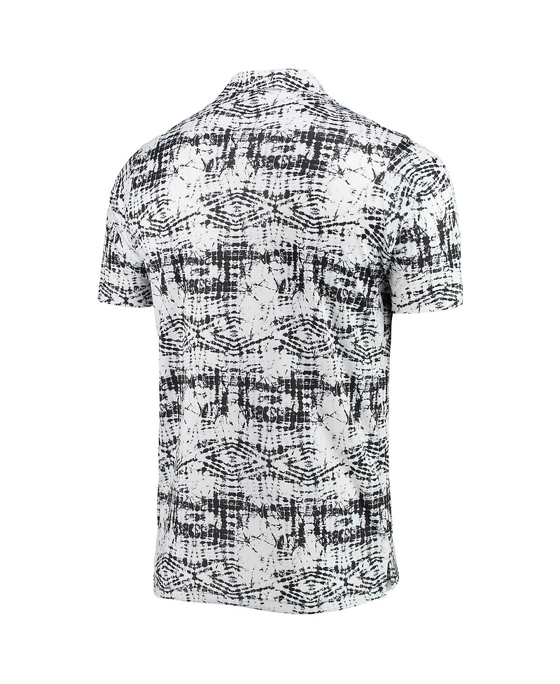 Men's Antigua Black Minnesota United Fc Vivid Polo Shirt