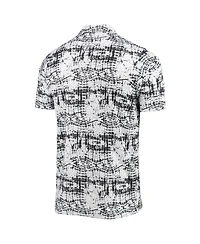 Men's Antigua Black Minnesota United Fc Vivid Polo Shirt