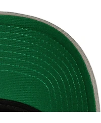 Men's Mitchell & Ness Black, Gray Brooklyn Nets Soul Xl Logo Pro Crown Snapback Hat