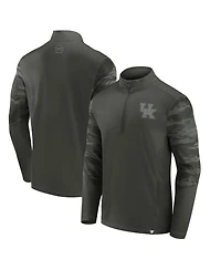 Men's Fanatics Olive Kentucky Wildcats Oht Military-Inspired Appreciation Guardian Quarter-Zip Top