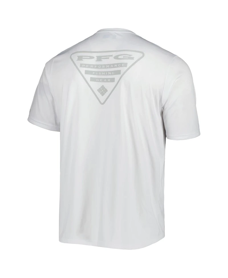 Men's Columbia White Charlotte Fc Terminal Tackle Omni-Shade T-shirt
