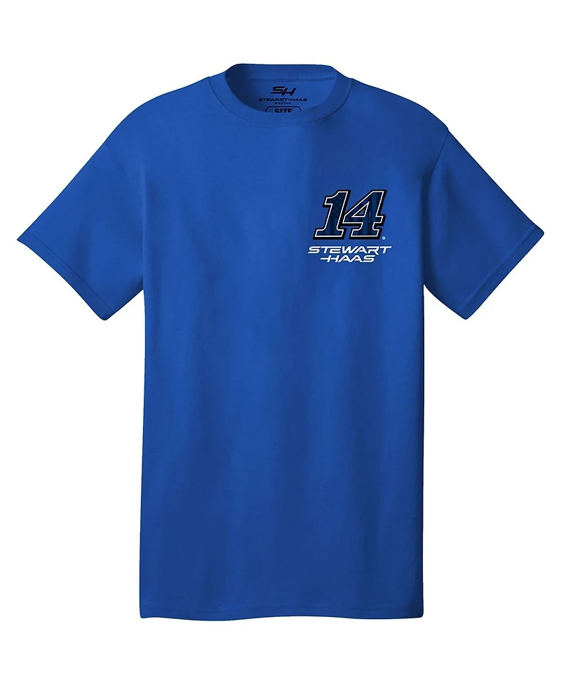 Men's Stewart-Haas Racing Team Collection Royal Chase Briscoe Flag T-shirt