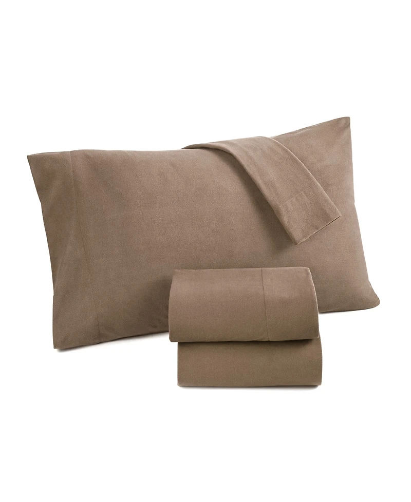 Shavel Micro Flannel Solid 4-pc Sheet Set, King