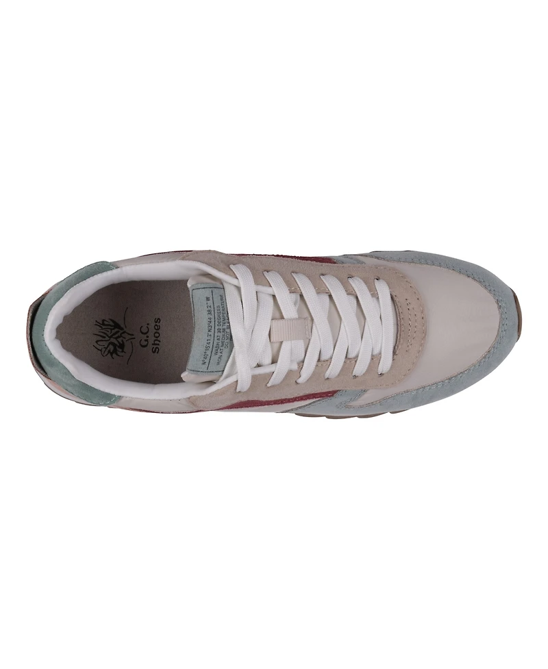 Gc Shoes Women's Samba Lace Up Retro Jogger Sneakers