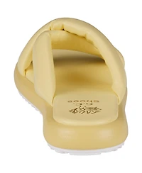 Gc Shoes Women's Nalani Crisscross Slide Flat Sandals