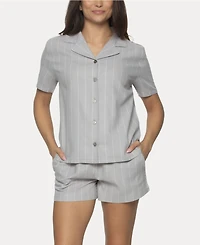 Felina Women's Mirielle 2 Pc. Shorts Pajama Set